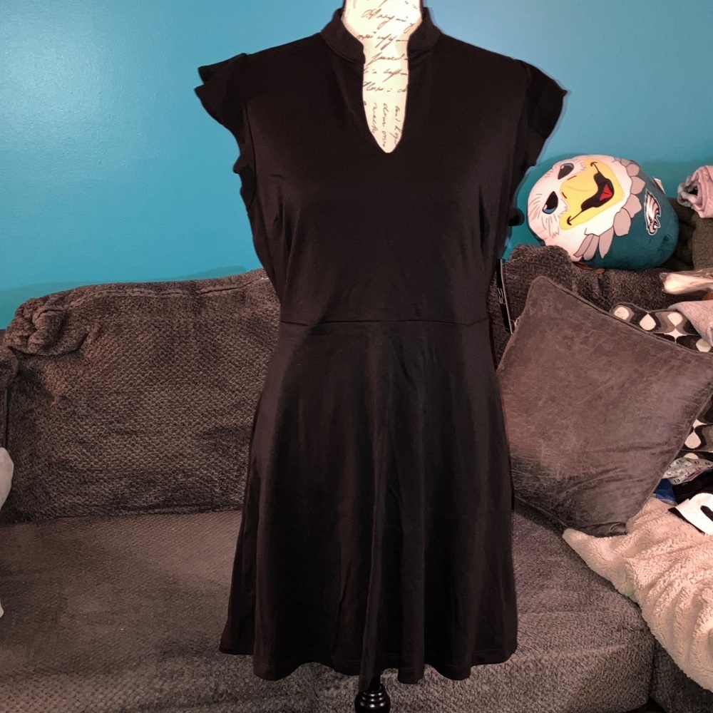 NWT NY&CO Two Pocket A Line Sheath Mini Dress, Large